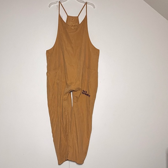 Baggy Oversized Embroidered Onesie Jumpsuit - Picture 3 of 8